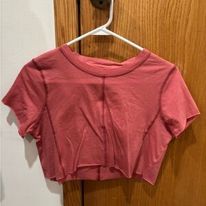 Women's Pink Crop Top